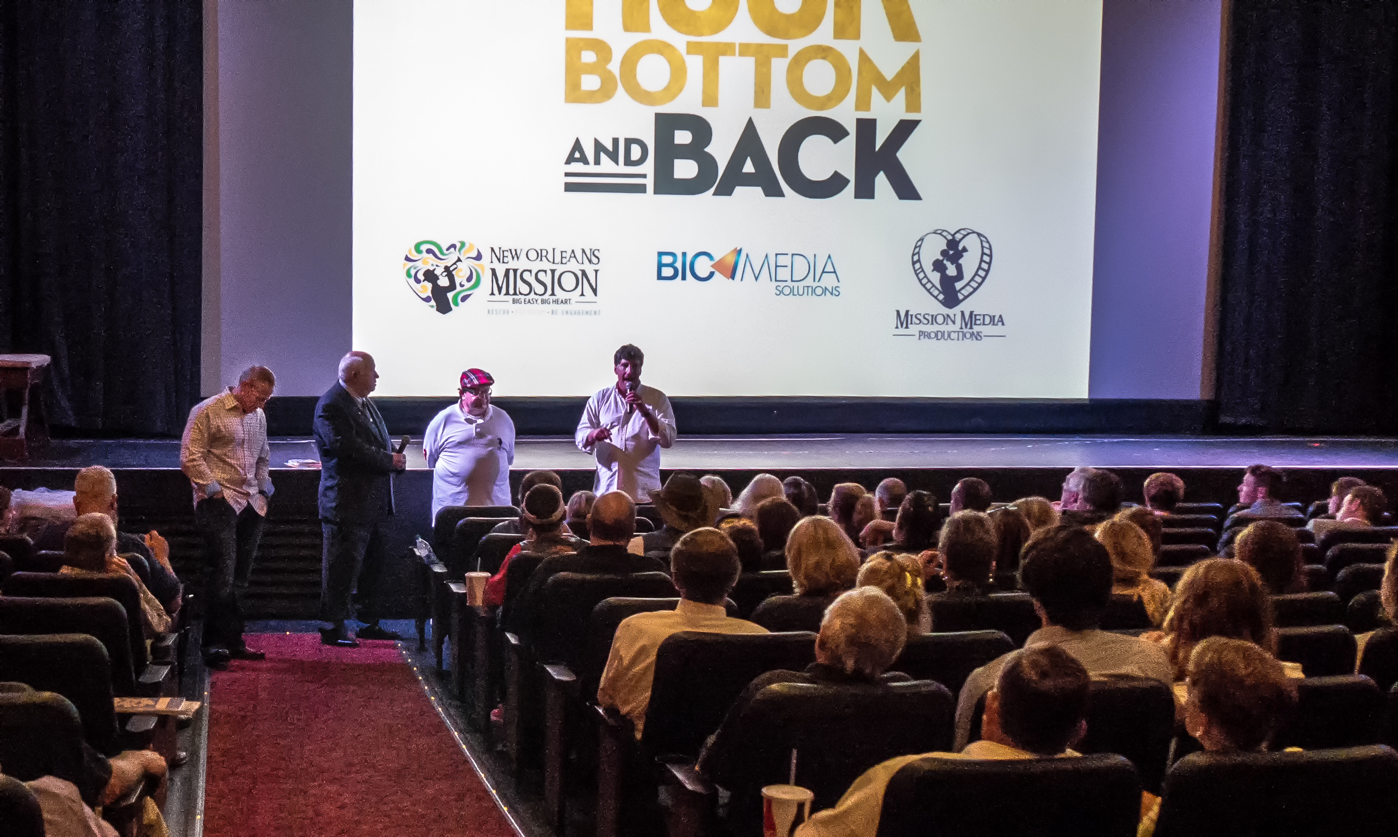 Rock Bottom and Back world premiere - Prytania Theatre New Orleans